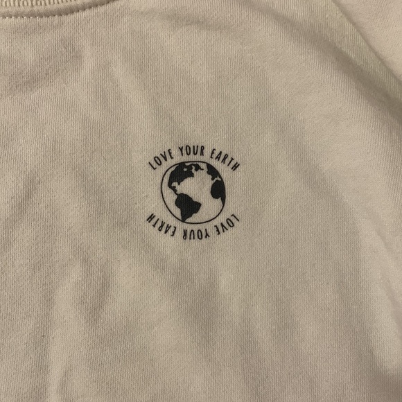 cream love your earth crewneck - Picture 2 of 3